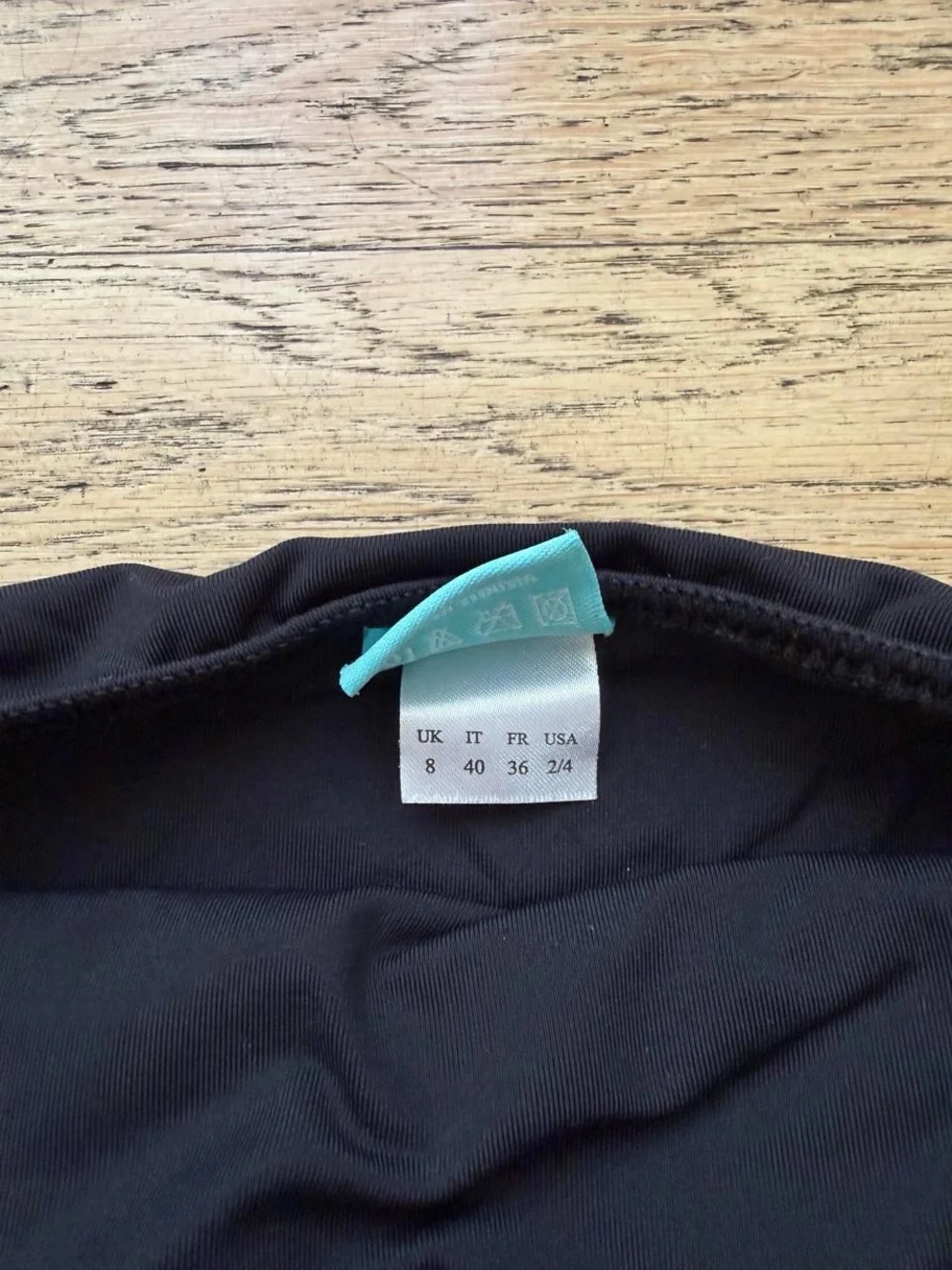 Melissa Odabash Black Swimsuit with Teal Label